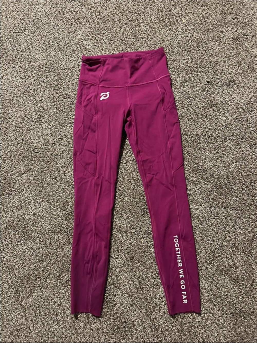 lululemon athletica Magenta High-Rise Performance Leggings with Side Text
